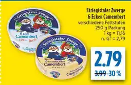 diska Striegistaler zwerge 6 ecken camembert Angebot