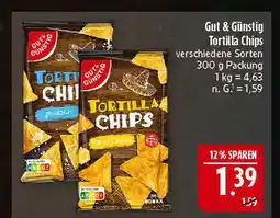 Marktkauf Gut & günstig tortilla chips gesalzen Angebot