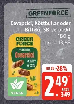 Edeka Greenforce cevapcici Angebot