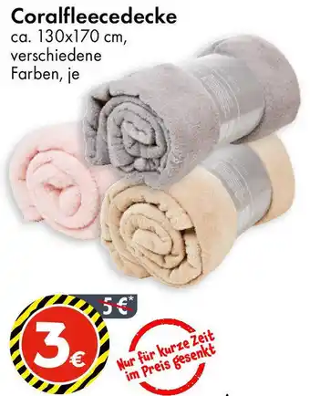 TEDi Coralfleecedecke Angebot