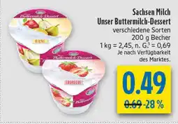 diska Sachsen milch birne buttermilch-dessert Angebot