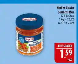 Marktkauf Nadler alaska seelachs mus Angebot