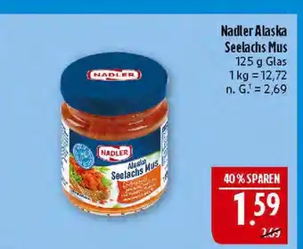 Marktkauf Nadler alaska seelachs mus Angebot