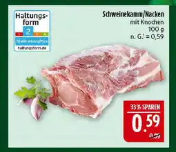 Marktkauf Schweinekamm/nacken Angebot