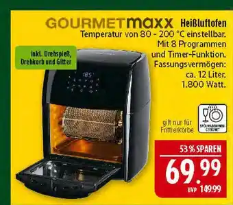 Marktkauf Gourmetmaxx heißluftofen Angebot
