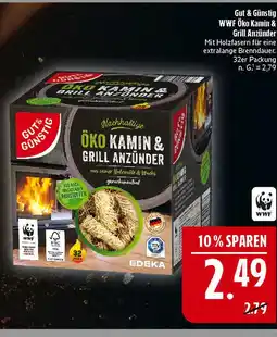 Marktkauf Gut & günstig wwf öko kamin & grill anzünder Angebot