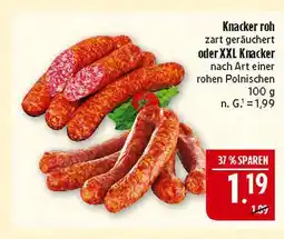 Marktkauf Knacker roh zart geräuchert Angebot
