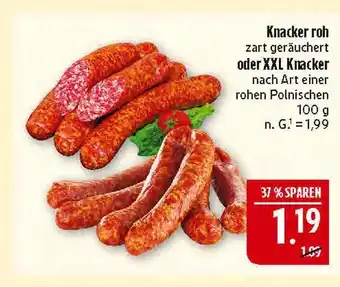 Marktkauf Knacker roh zart geräuchert Angebot