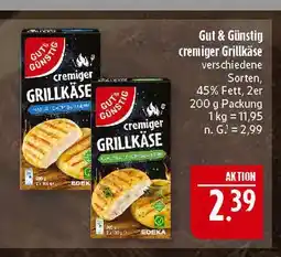 Marktkauf Gut & günstig cremiger grillkäse natur Angebot