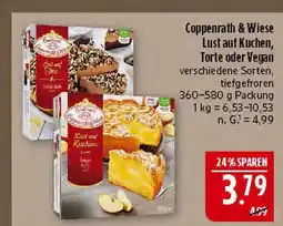 Marktkauf Coppenrath & wiese lust auf kuchen, torte oder vegan Angebot