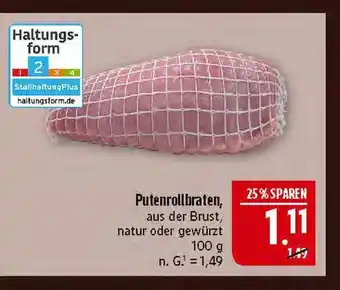 Marktkauf Putenrollbraten Angebot