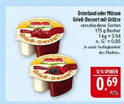 Marktkauf Osterland grieß-dessert mit grütze Angebot