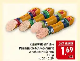 Marktkauf Rügenwalder mühle pommersche gutsleberwurst Angebot