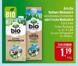 Marktkauf Arla bio haltbare weidemilch Angebot