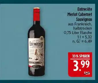 Marktkauf Entrecôte merlot cabernet sauvignon Angebot