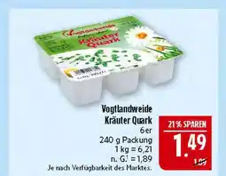 Marktkauf Vogtlandweide kräuter quark Angebot