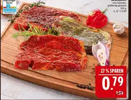 Marktkauf Nackenkotelett vom schwein, grillfertig gewürzt Angebot
