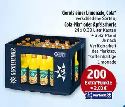 Marktkauf Gerolsteiner limonade Angebot