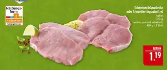 Marktkauf Schweinerückensteaks Angebot
