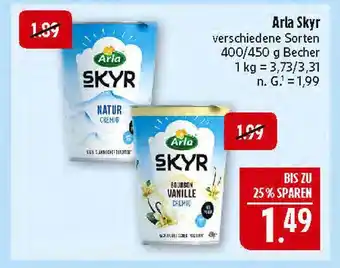 Marktkauf Arla skyr natur cremig Angebot