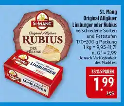 Marktkauf St. mang original allgäuer limburger Angebot
