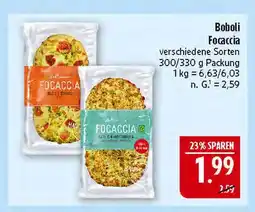 Marktkauf Boboli focaccia basil & tomato Angebot