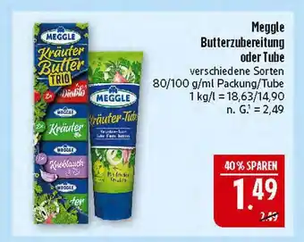 Marktkauf Meggle kräuter butter trio Angebot