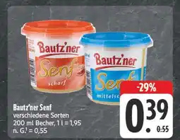 Edeka Bautz'ner senf scharf Angebot