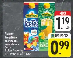 Edeka Pfanner tegetränk Angebot