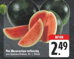 Edeka Mini wassermelone rotfleischig Angebot