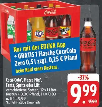 Edeka Coca-cola coca-cola Angebot