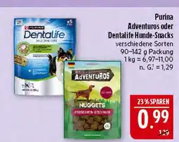 Marktkauf Purina adventuros oder dentalife hunde-snaks Angebot