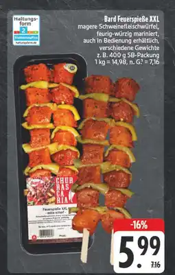 Edeka Bard feuerspieße xxl Angebot