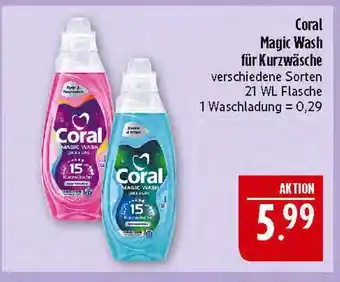 Marktkauf Coral magic wash für kurzwäsche Angebot