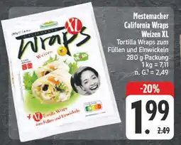 Edeka Mestemacher california wraps weizen xl Angebot