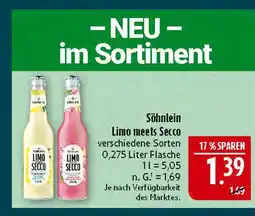 Marktkauf Söhnlein limo meets secco Angebot