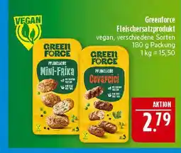 Marktkauf Greenforce pflanzliche mini-frika Angebot
