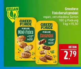 Marktkauf Greenforce pflanzliche mini-frika Angebot