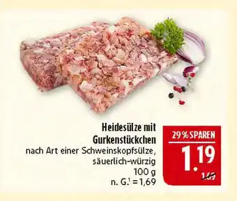 Marktkauf Heidesülze mit gurkenstückchen Angebot