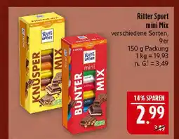 Marktkauf Ritter sport knusper mix Angebot
