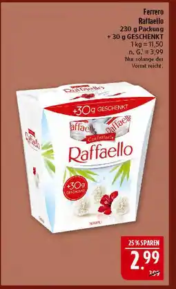 Marktkauf Ferrero raffaello Angebot