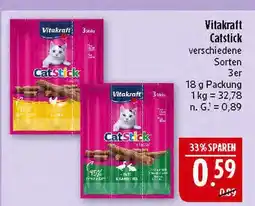 Marktkauf Vitakraft catstick classic - 3er (ente & kaninchen) Angebot