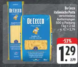 Edeka De cecco italienische pasta Angebot