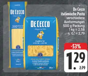 Edeka De cecco italienische pasta Angebot