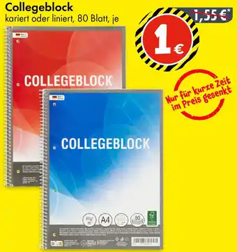 TEDi Collegeblock Angebot