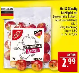 Marktkauf Gut & günstig tafeläpfel rot Angebot