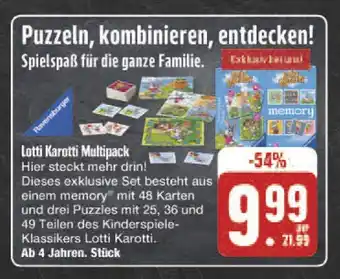 Edeka Ravensburger lotti karotti multipack Angebot