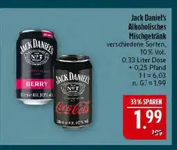 Marktkauf Jack daniel's berry alkoholisches mischgetränk Angebot