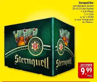 Marktkauf Sternquell sternquell bier Angebot