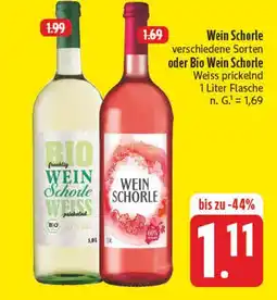 Edeka Bio wein schorle Angebot